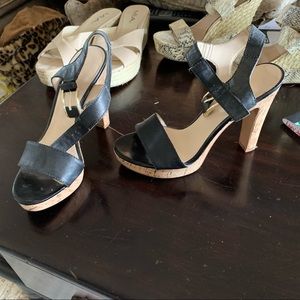 Nine West cork heels